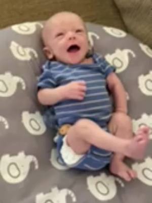 A post by @drewdarr on TikTok caption: My boy is growing so fast! #smile #baby #babyboy #dansby