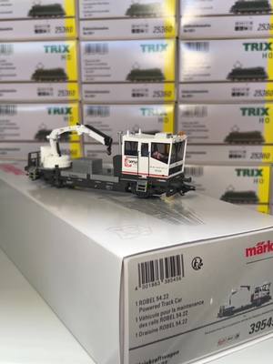 A post by @modellbahn.msl on TikTok caption: Märklin #39545 Gleiskraftwagen Robel der Sersa AG, Epoche VI 😍 Ladekran digital steuerbar 🏗️  Volle Geräuschausstattung und ein wartungsfreier Motor in kompakter Bauform ❗️Schaut euch das Modell unbedingt an - es ist schon fast auf dem Weg zu euch 😉  Märklin #39545 Sersa AG Robel track vehicle, Era VI 😍 Loading crane can be controlled digitally 🏗️ Full sound equipment and a maintenance-free motor in a compact design ❗️ Be sure to check out the model - it's almost on its way to you 😉  #modellbahn #modellbahnanlage #modellbahnvorstellung #intagram #tiktok #reels #modellbahnshoplippe #modellbahnshop 