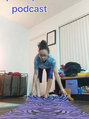 A post by @babecavevideos on TikTok caption: listening to #givemeaway #podcast #scifi #pushups #workout #outofshape