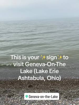 A post by @__stephaniejo on TikTok caption: My family & went to house/dog sit while my uncle went on vacation with his crew. We visited one of the many parks/beaches they have there called Geneva-On-The-Lake in Ashtabula, Ohio. It’s definitely a must see! Very fun for kids too!🥰 #vacation #GenevaOnTheLake #LakeErie #Ashtabula #Ohio 