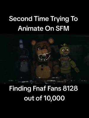 A post by @springtrap4532 on TikTok caption: i should of added some eye movement but it to late now i hope u like the animatoin #goviral #viral #trending #fnaf #fnaf2 #horror #vhs #sfm 