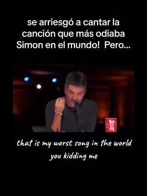 A post by @wolfie.ro on TikTok caption: Simon odiaba esta cancion hasta que…  #goldenbuzzer #goldenbuzzerbysimon #simonagt #agt #tomorrow 