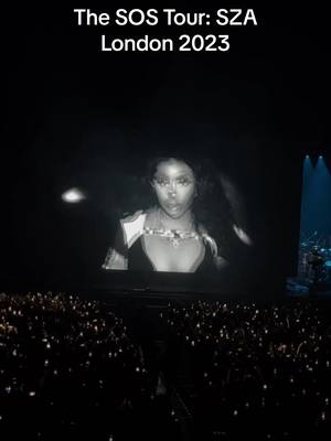 A post by @queensleepybuttx on TikTok caption: SOS Tour: SZA, O2 London, 17th June 2023 🎫 Beautiful, amazing and the best night ever!  🤩 #SZA #SOSTour #sostour2023 #O2 #London #szaconcert #17thJune #nobodygetsme #snoozesza  #liveconcert #concertvibes #concertsvideos #onstageperformance #foryoupage #queensleepybuttx #szanormalgirl #szatravisscott 