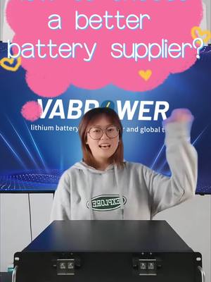 A post by @ on TikTok caption: How to choose a better battery supplier?#battery #lithiumbattery #goodstuff 