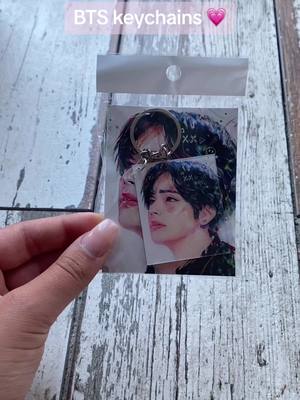 A post by @photocardk on TikTok caption: More options for keychains on homepage 💗#keychain #kpop #kpopgift #taehyung#bts #v #army #armybts #photocardk