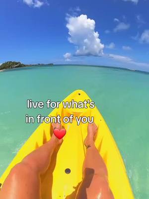 A post by @beautifulfkndisaster on TikTok caption: Live for the moment ❤️ #kayak  #kayakingadventures #carribeanqueen #kayakingantigua #carribeansea🌊 #fypシ  #traveling #Antigua #beautifulBeaches #goodjob