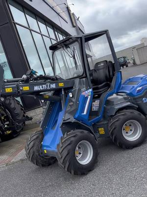 A post by @wrshawltd on TikTok caption: *MultiOne M18.4S K*     ,a real compact tidy machine ,that is suitable for multiple applications, complete with 4WD ,Multi Function Joystick, Cruise control ,hydrostatic transmission with a top speed of 26km/h, sold through our sister branch at Lyon and Burton ,for more info call Lyons and Burton on (01 6287444) or check out the website at www.lnb.ie