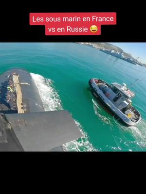 A post by @russe_tik on TikTok caption: France vs Russie #russia #france #humour2023 #sousmarin #fypシ 