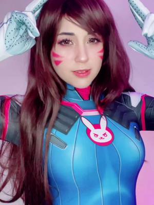 A post by @siraminu on TikTok caption: The amount of times I’ve tried to refilm the intro 😅💗 #dva #dvacosplay #overwatch #overwatchcosplay #overwatch2 #overwatch2cosplay 