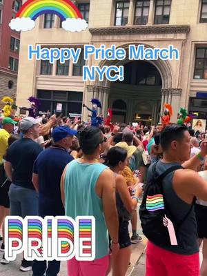 A post by @bluehousesystem on TikTok caption: Happy Pride March/Month from NYC!  I'll make another Pride video sometime soon 💙 #nycpride #pridemonth #fyp #Pride #bluehousesystem 