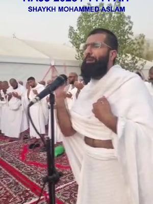 A post by @sunniofficialtiktok on TikTok caption: A 90 second snippet of Shaykh Aslam's du'a at Arafah earlier today. May Allah forgive the Ummah of Sayyiduna Muhammad ﷺ. #Hajj #Hajj2023 #Hajj1444 #Arafah #Islam #Dua #Fyp #ForYou #ForYouPage #Foryourpage #Share #tiktokviral 