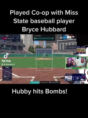 A post by @drewdarr on TikTok caption: #onthisday a year ago played some great Co-op with college baseball player @B_Hubb #onthisday #MLB #mlbbtiktok #mlbtheshow23 #fy