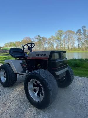 A post by @kayden_kinler08 on TikTok caption: #DoritosTriangleTryout #honda300 #mudmower #bigred3wheeler