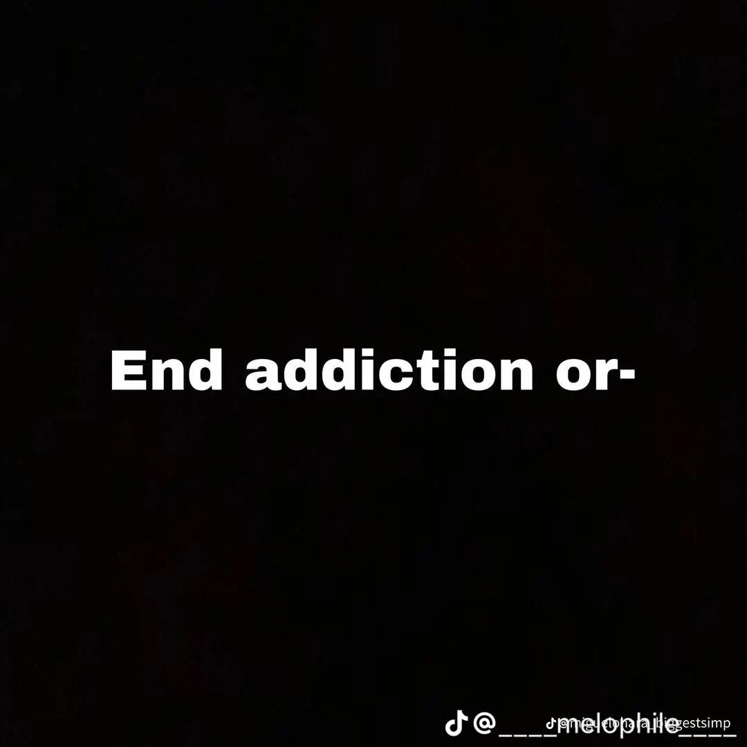 A post by @str1ng.b3an_ on TikTok caption: End adiction