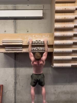 A post by @oliverthorpe0 on TikTok caption: This was quite hard for the fingers! #strength #calisthenics #protein #fyp #foryou #vegan 