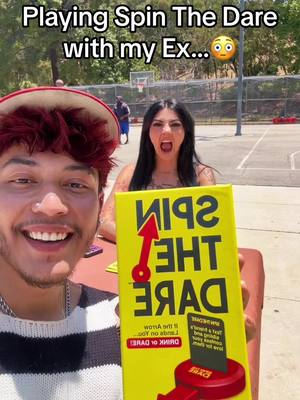 A post by @bryanduran100 on TikTok caption: This game was lots of fun 😂 link in bio to get yours from Amazon @What Do You Meme?™ #spinthedare #wdympartner 