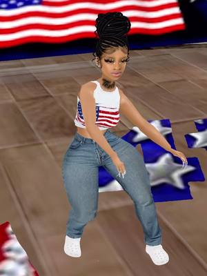 A post by @janecelovepink on TikTok caption: Happy 4th ❤️🤍💙@MocapAnimations #imvu #imvugame #imvuavi #imvubaddie #imvudarkskin #imvutiktok #imvufyp #imvudancing #imvuchallenge #likes #imvutrending #imvufeed #imvuviral #imvu4thofjuly #mariahcareychallenge ##touchmybodychallenged##foryoupage