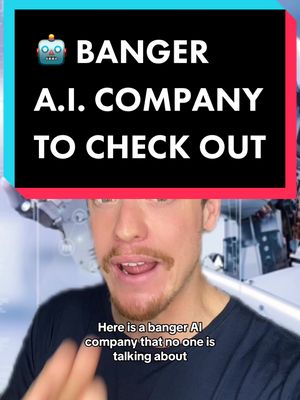 A post by @thejollygreeninvestor on TikTok caption: BANGER A.I. COMPANY 🤖 #stocks #stocktok #stockmarket #investing 