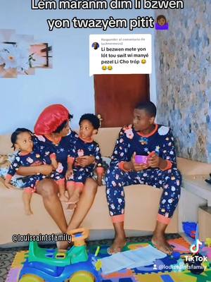 A post by @louissaintsfamily on TikTok caption: Respuesta a @lucknermeus2 Genlè c pou mwen latè ye🤷🏾‍♀️😅@LOUISSAINT'S FAMILY👨‍👩‍👧‍👦 @LOUISSAINT'S FAMILY👨‍👩‍👧‍👦 @LOUISSAINT'S FAMILY👨‍👩‍👧‍👦 #fypシ #fypシ゚viral #parati #haitiantiktok509 #haitianfamily🇭🇹🇭🇹❤️😘 #louissaintsfamily #paravoce #family #Love #haitiancomedy #haitiantiktok #haitian #haitiantitoker #mounokap #mounokaphaitien 