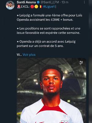 A post by @le_lensois_62 on TikTok caption: il faut laisser partir ? 🤔 #foot #Soccer #football #ligue1 #lens #lelensois #mercato 