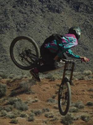 A post by @mtb__madness on TikTok caption: @kaosseagrave likes it sideways #freeride #mtb #cllctv