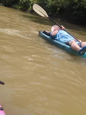 A post by @_redbeard._ on TikTok caption: when little bro is over it lmao @Billy Wilson #floattrip #floating #kayak #overit #lmao #fyp 