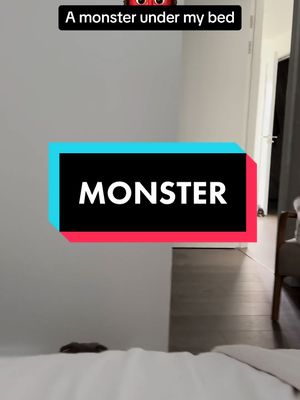 A post by @diesel_izumka on TikTok caption: Help! #monsterundermybed 