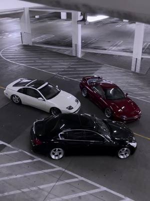 A post by @nathancraycroft on TikTok caption: who let us cook ⁉️  #mitsubishi #3000gt #nissan #300zx #infiniti #g35 #fyp #carsoftiktok 