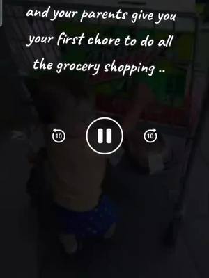 A post by @baebiiblueyes on TikTok caption: When you learn to walk and your parents give you your 1st chore is to go do all the grocery shopping 🤣🥰  #onthisday #babysofticktok #foryoupage #fyp #Proudmama #boymoms #justdoinghisjob #Love 