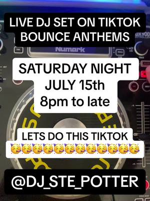 A post by @dj_ste_potter on TikTok caption: Back at it lets ride it💯🥳🔥#dj #tiktokdj #tiktoklive #bouncehouse #ravers #scousehouse #bouncemusic