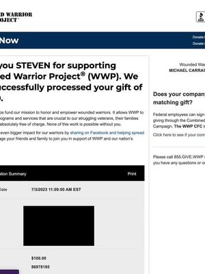 A post by @rcxventures_amain on TikTok caption: #woundedwarriorproject