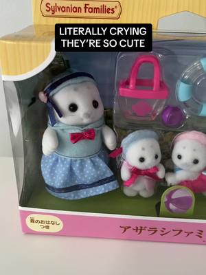 A post by @silly.ghoulz on TikTok caption: #sylvanianfamilies #calicocritters #seals #collector 