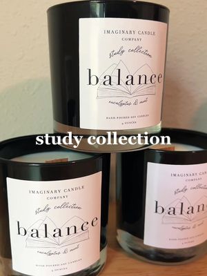 A post by @imaginarycandles on TikTok caption: We researched scent to help stimulate to focus while studying, working etc. 📚🕯️✨ #studytok #studying #candletok #candlesoftiktok #studywithme 