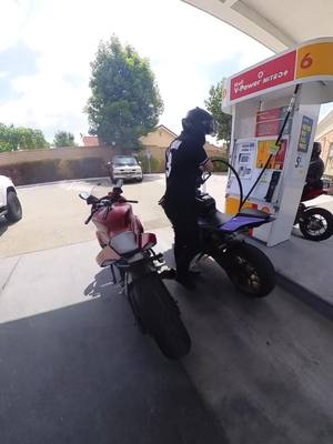 A post by @mehdi.22r1 on TikTok caption: @Lavender Yamaha R1💜 i don’t fill up my own gas😤#bikelife #biketok #motorcycles #bikes #yamaha #gasstationvibes #rides #mototok 