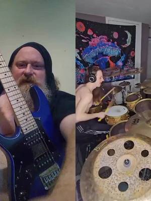 A post by @brentmetalfunkpeterson1 on TikTok caption: #duet with @Bryce Butler #drum