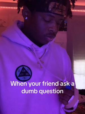 A post by @kingxjody on TikTok caption: When your friend ask a dumb question. #fyp #viral #foryou #relateable #anime #animefyp #