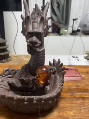 A post by @luckycup369 on TikTok caption: Amazing dragon incense #fyp #incenseburner #insenceholder #dragon