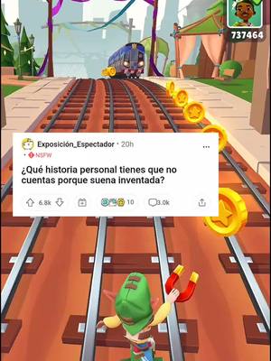 A post by @preguntas_en_reddit_ on TikTok caption: ¿Qué historia personal tienes que no cuentas porque suena inventada? #preguntas_en_reddit_ 