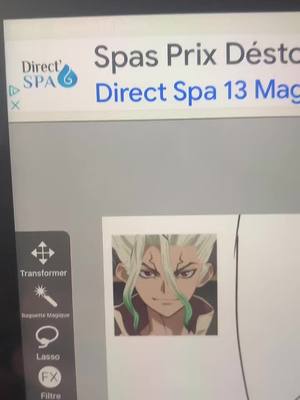 A post by @flippa_akatsuki on TikTok caption: #senkuishigami #dessin #drstone