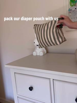 A post by @cafejenn on TikTok caption: Found a perfect little diaper pouch at ikea for only $8! It would also be great for makeup and skincare #diaperbag #makeupbag #babymusthaves #ikeahaul #momlife #motherhood #mama #miffy #nursery #packwithme #mama #baby #tubbytodd