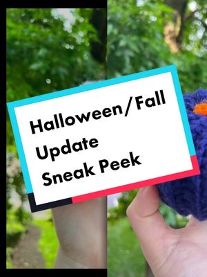 A post by @meandmygrandma09 on TikTok caption: A sneak peek into my first Halloween/Fall shop update that is happening this Friday!! • • • #10kartist #shopmeandmygrandma #crochettok #halloween2021 #crochetpumpkin