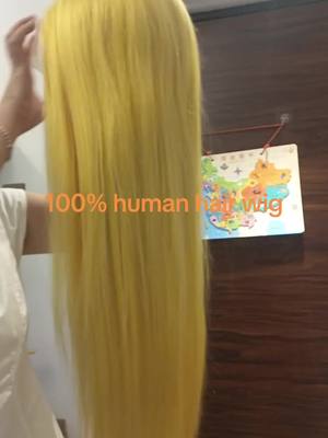 A post by @shakendria0 on TikTok caption: 13x4 lace front wig,yellow