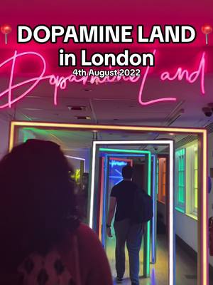 A post by @queensleepybuttx on TikTok caption: Dopamine Land, London, 4th Aug 2022 📍🌈🩵  This was such a great day and experience. Each room was fully inmersive of different things to do, would definitely recommend to go!  #queensleepybuttx #thingstodoinlondon #dopamineland #dopaminelandlondon #dopamine #asmr #asmrsounds #dayout #dayoutfit #summervibes #immersiveexperience #foryoupage 