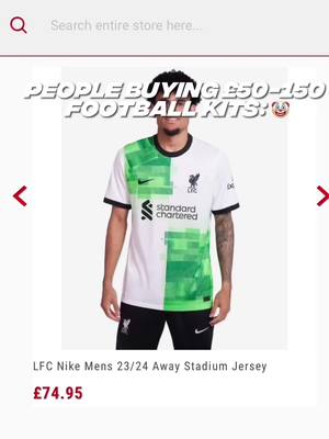 A post by @ultimate.football.hd on TikTok caption: All linked on my profile 👑👕 | #fyp #foryoupage #foryou #jersey #kit #cheap #football #Soccer #viral 