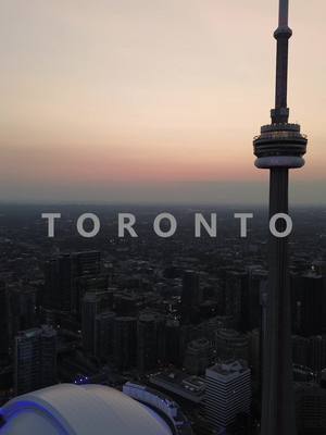 A post by @aitchzed on TikTok caption: Toronto 📍 #dji #djimini3 #drone #dronevideo #toronto 