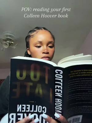 A post by @vibewithnaiiiii on TikTok caption: 💩 just got real #fyp #colleenhoover #coho #summerreading #bookstagram #toolatebook #foryou #booksoftiktok #BookTok