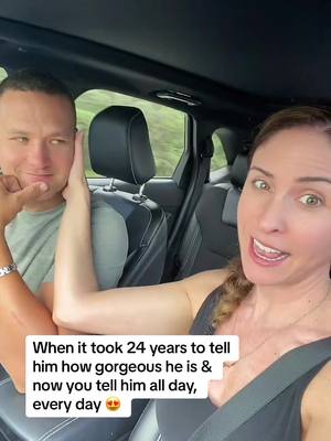 A post by @cory_natalie on TikTok caption: Based on real life! It took 24 years…. 🤦‍♀️ just making up for lost time! #twinflame 