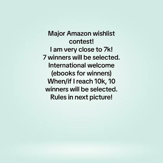 A post by @the_bookworm_emt on TikTok caption: I am very close to 7k followers! I want to thank you all for following me by doing a wishlist contest! #BookTok #booklover #bookworm #amazonwishlist