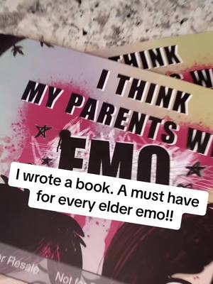 A post by @lookingforkevin on TikTok caption: Wrote a book, check it out by clicking my link. #elderemo #emo #emotional #kidsoftiktok #halloween #childrensbook 