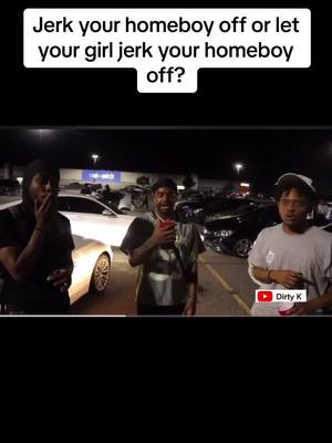 A post by @dirtyk2.0 on TikTok caption: Watch the whole vid 😭😭🤣  FULL VIDEO IN BIO‼️ #viralclip #entertainment #publicinterview #funnycompilation